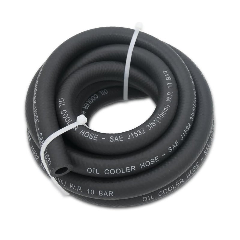 CHOIMOON 3/8 Transmission Oil Cooler Hose - 300 PSI Fuel Line Hose SAE J1532 For Transmission Fluid  Oil  Coolant  Diesel  Hydraulic Fluid  Lubricant  Gas 20FT - Image 1
